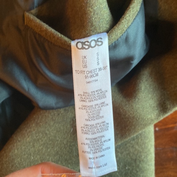 ASOS Wool Coat - Picture 4 of 11